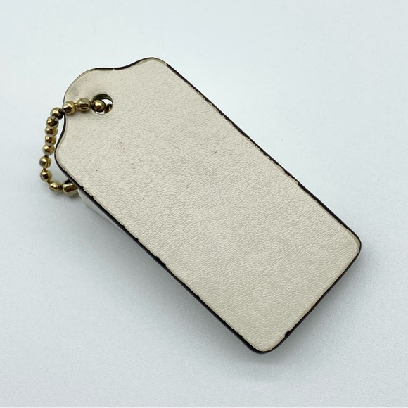 Coach Modern Hangtag Glitter White Hangtag Replacement 41 - Picture 2 of 4